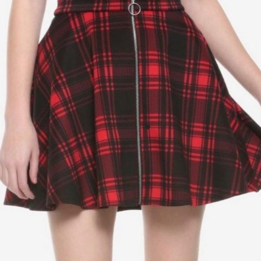 Plaid hot topic skirt